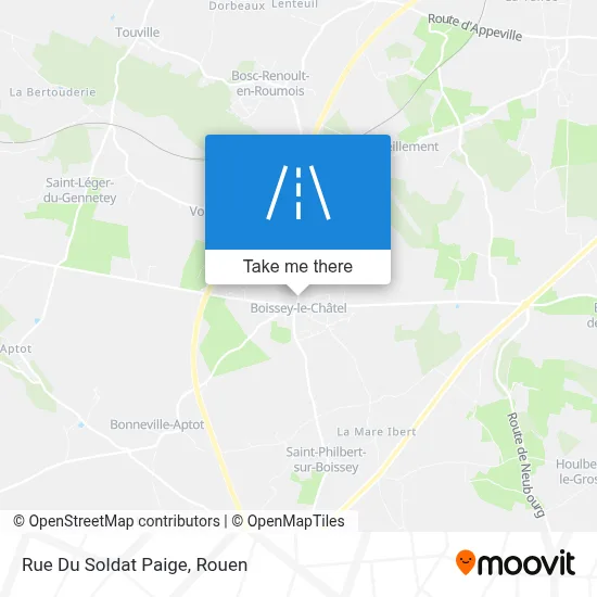 Rue Du Soldat Paige map