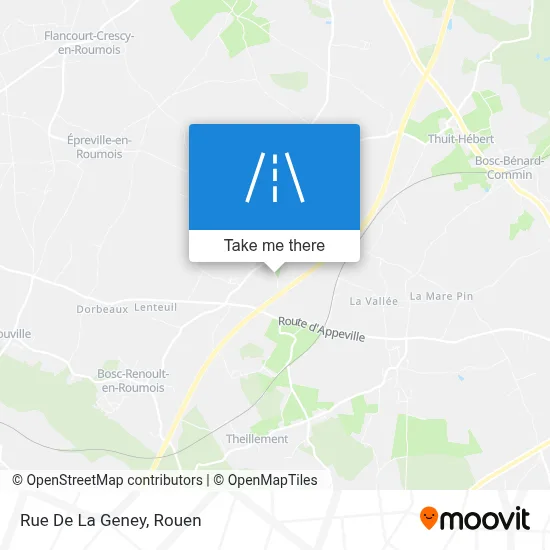 Rue De La Geney map