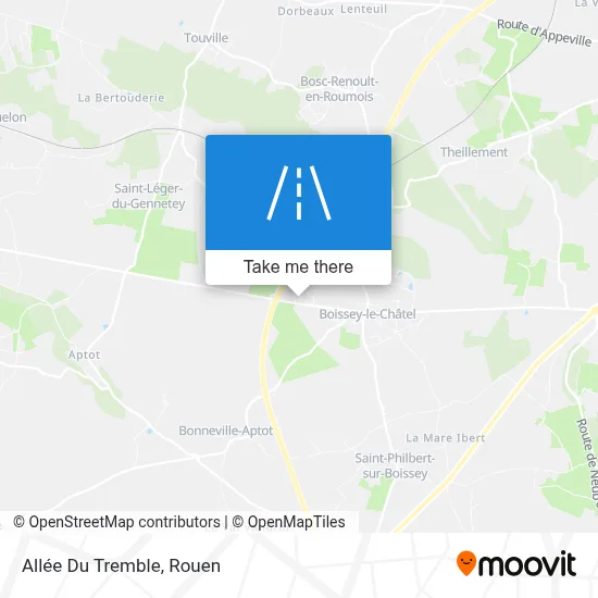 Allée Du Tremble map
