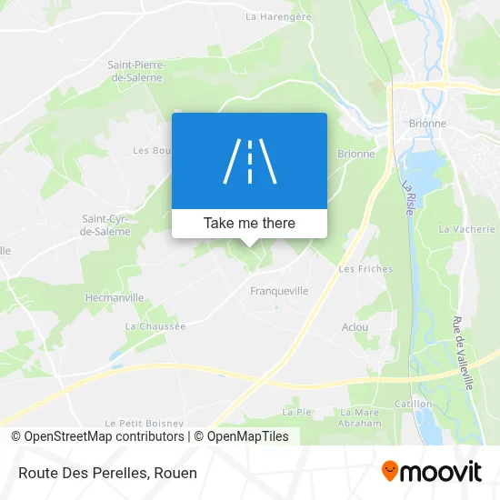 Route Des Perelles map