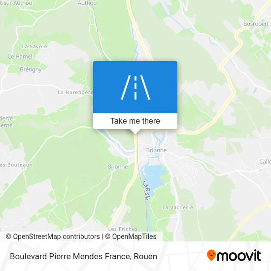 Boulevard Pierre Mendes France map
