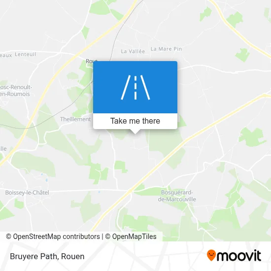 Chemin De La Bruyere map