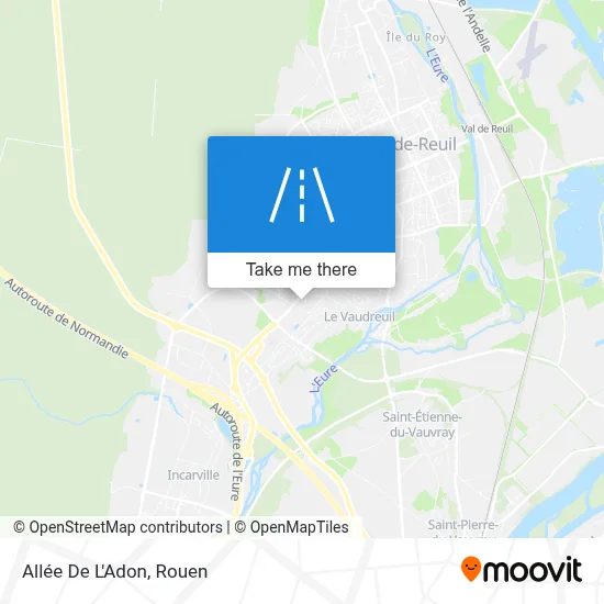 Allée De L'Adon map