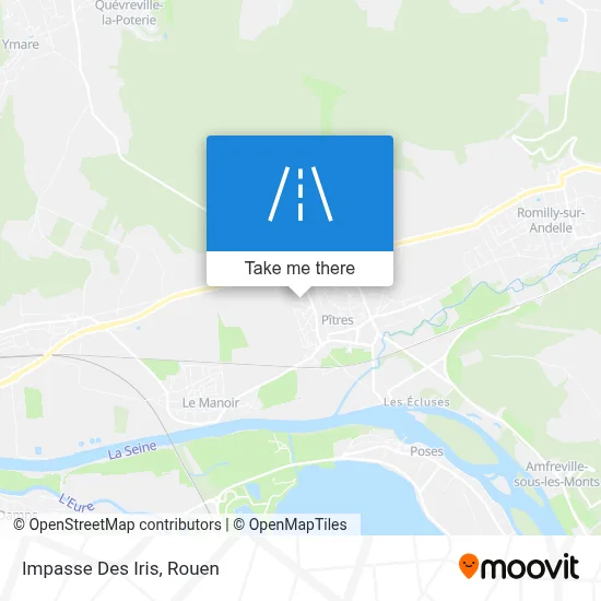 Impasse Des Iris map
