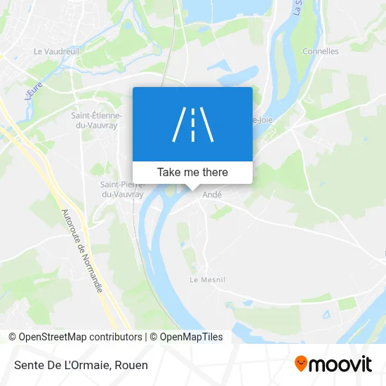 Sente De L'Ormaie map