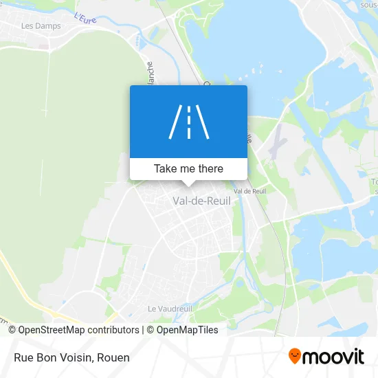 Mapa Rue Bon Voisin