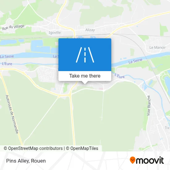 Allée Des Pins map