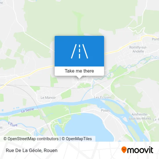 Rue De La Géole map