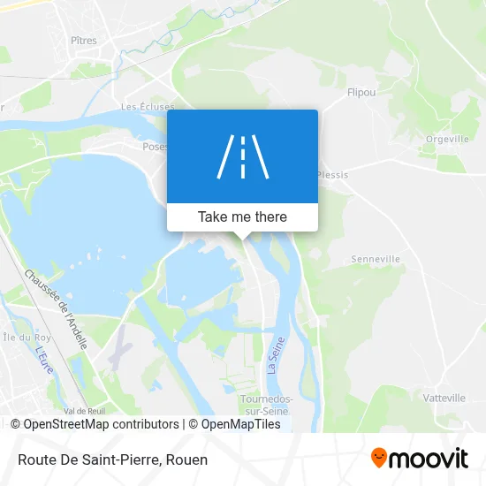 Route De Saint-Pierre map