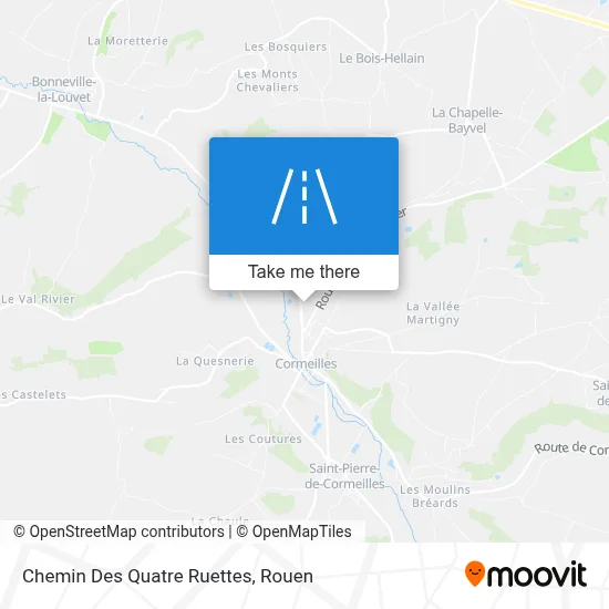 Chemin Des Quatre Ruettes map