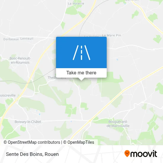 Sente Des Boins map