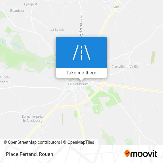 Place Ferrand map