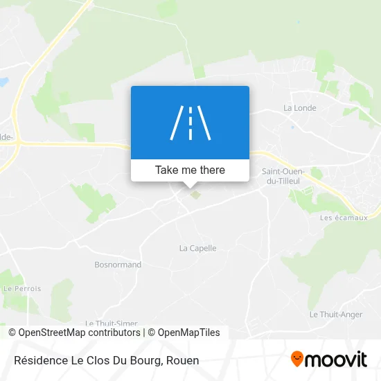 Résidence Le Clos Du Bourg map