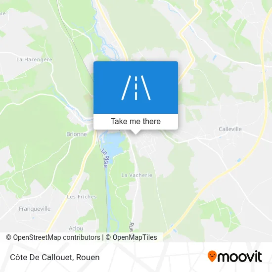 Côte De Callouet map