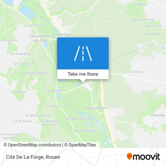 Cité De La Forge map