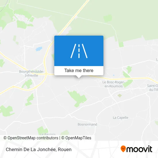 Chemin De La Jonchée map