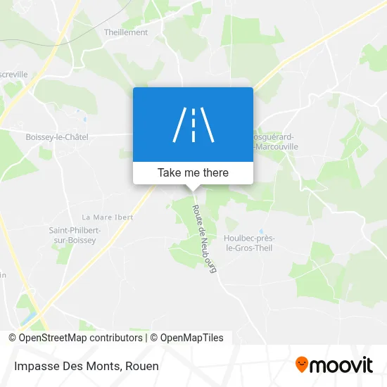Impasse Des Monts map
