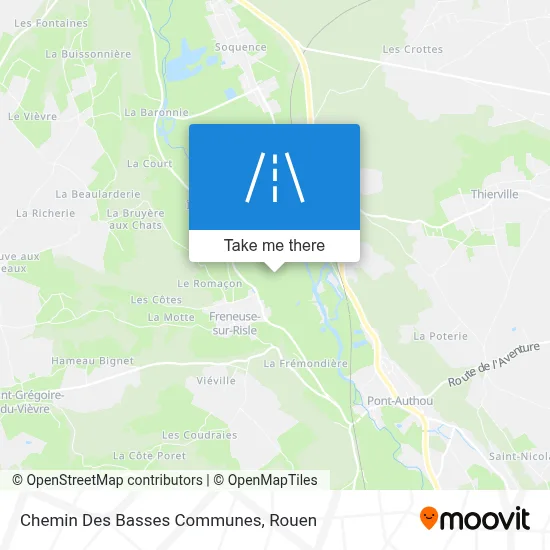 Mapa Chemin Des Basses Communes