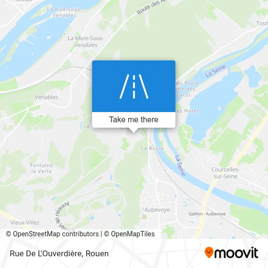 Rue De L'Ouverdière map