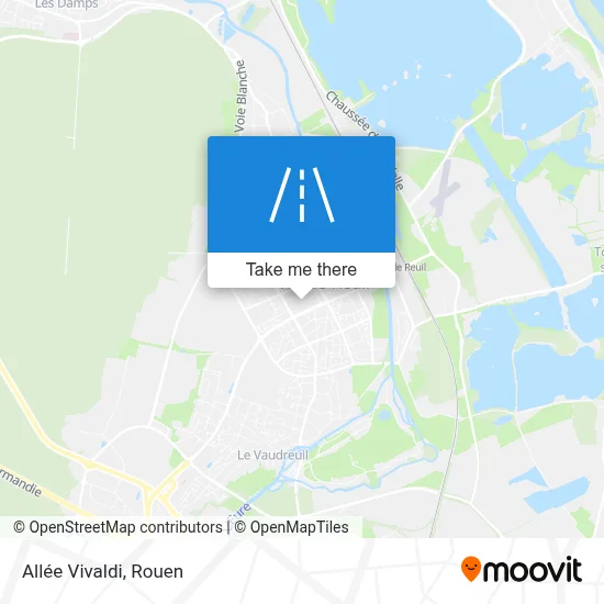 Allée Vivaldi map