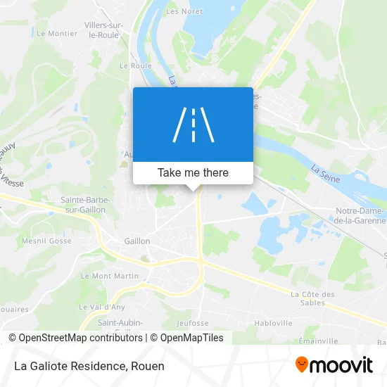 Résidence La Galiote map