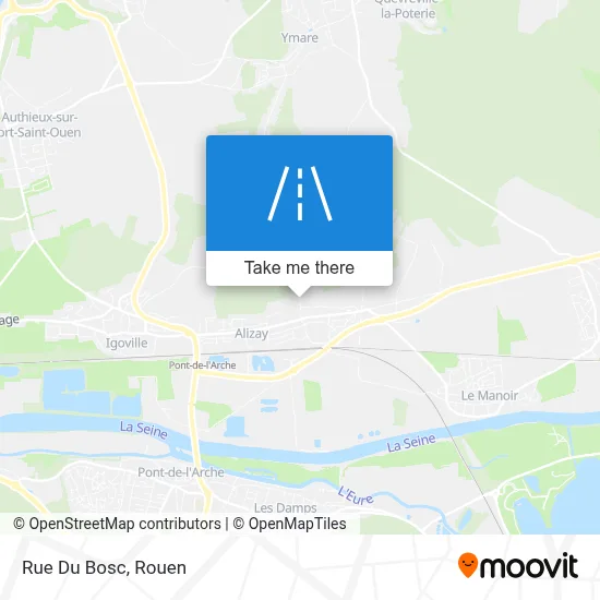 Rue Du Bosc map