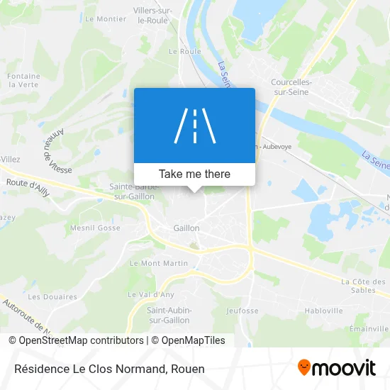 Résidence Le Clos Normand map