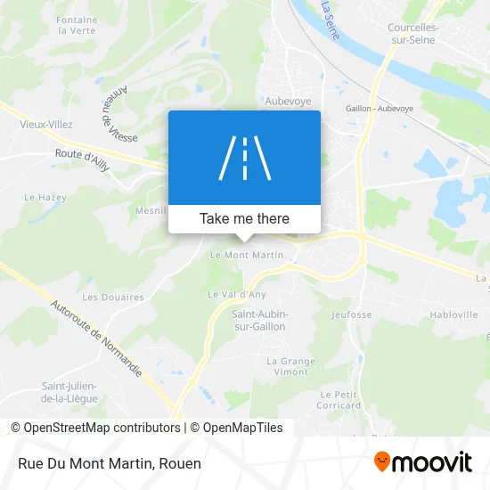 Rue Du Mont Martin map