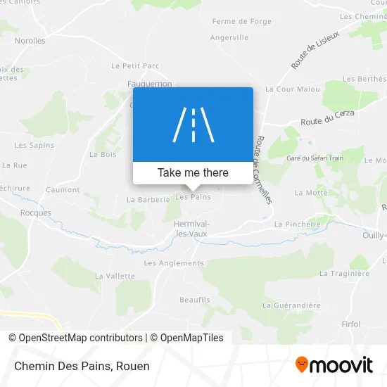 Mapa Chemin Des Pains