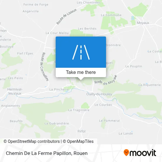 Chemin De La Ferme Papillon map