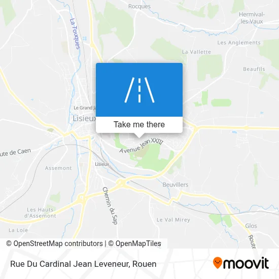 Rue Du Cardinal Jean Leveneur map
