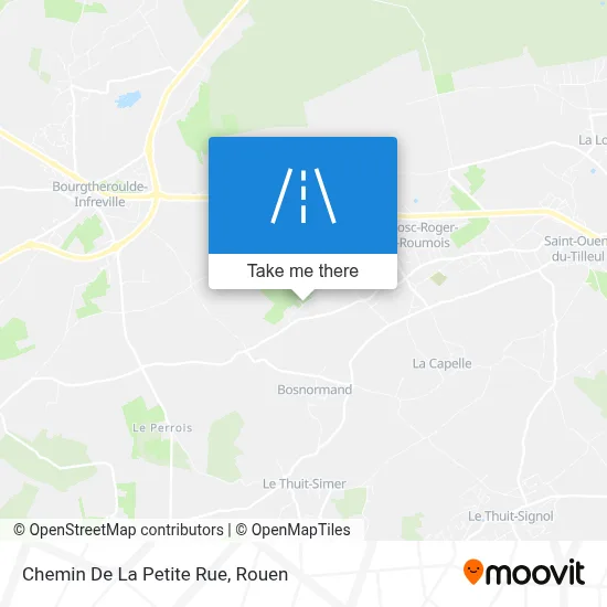Chemin De La Petite Rue map