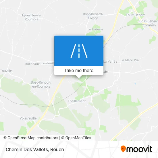 Chemin Des Vallots map