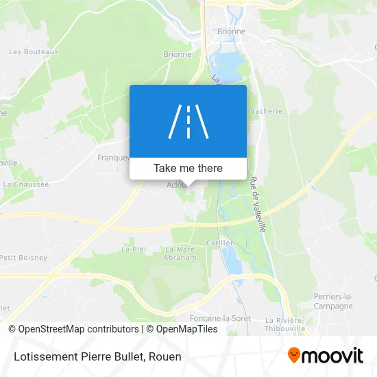 Lotissement Pierre Bullet map