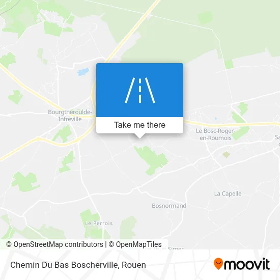Chemin Du Bas Boscherville map