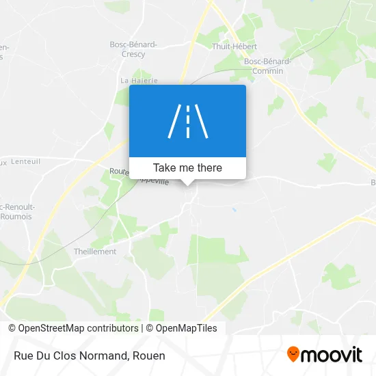 Rue Du Clos Normand map