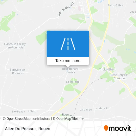 Allée Du Pressoir map