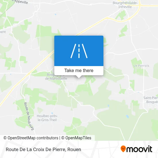 Route De La Croix De Pierre map