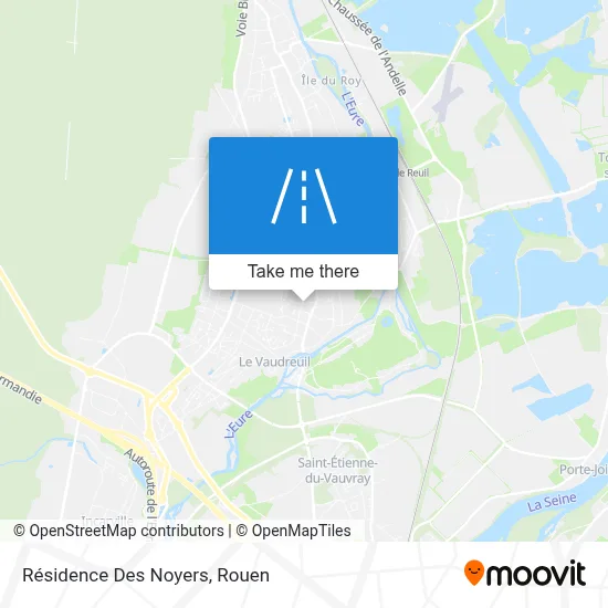 Résidence Des Noyers map