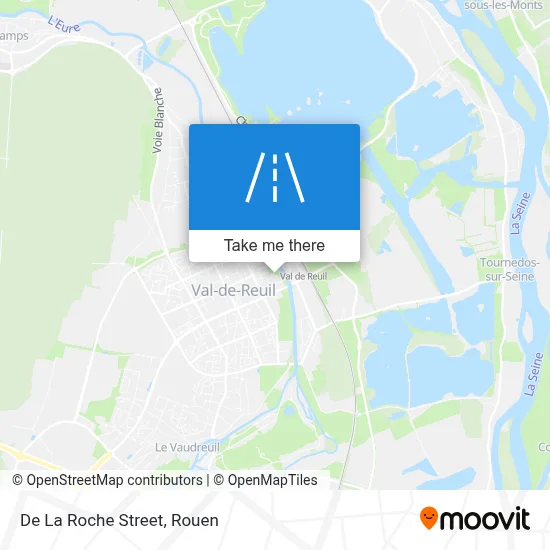 Rue De La Roche map