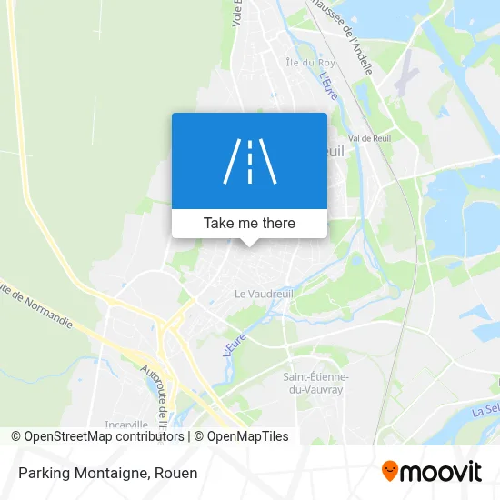 Parking Montaigne map