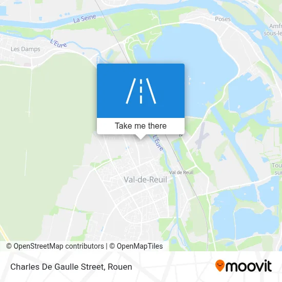 Rue Charles De Gaulle map