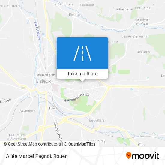 Allée Marcel Pagnol map