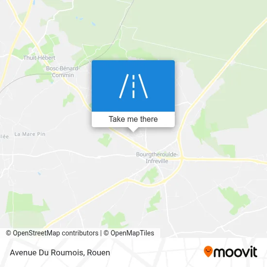Avenue Du Roumois map