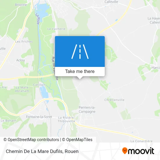 Chemin De La Mare Dufils map