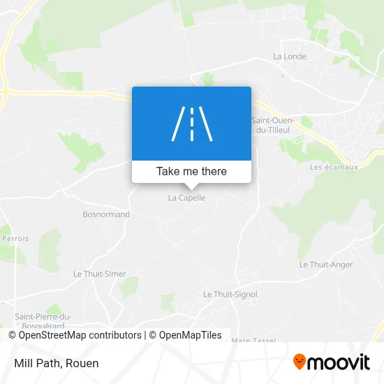 Mapa Chemin Du Moulin