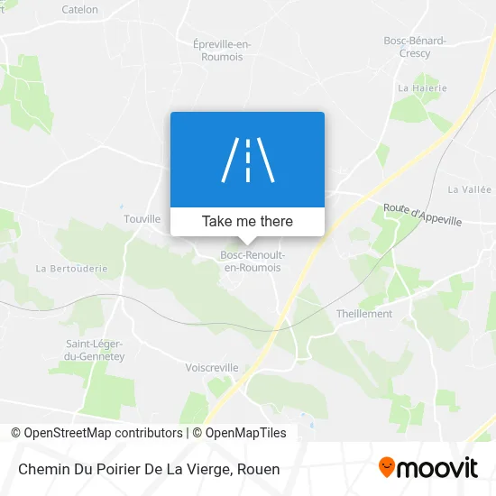 Chemin Du Poirier De La Vierge map