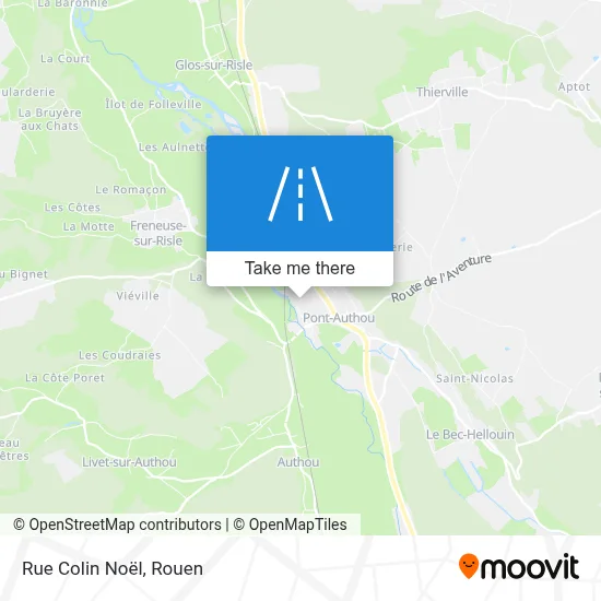 Rue Colin Noël map