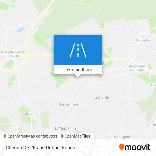 Chemin De L'Épine Dubuc map
