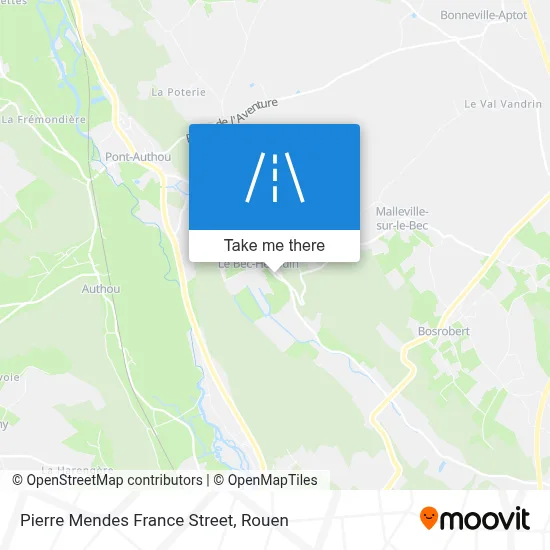 Rue Pierre Mendes France map